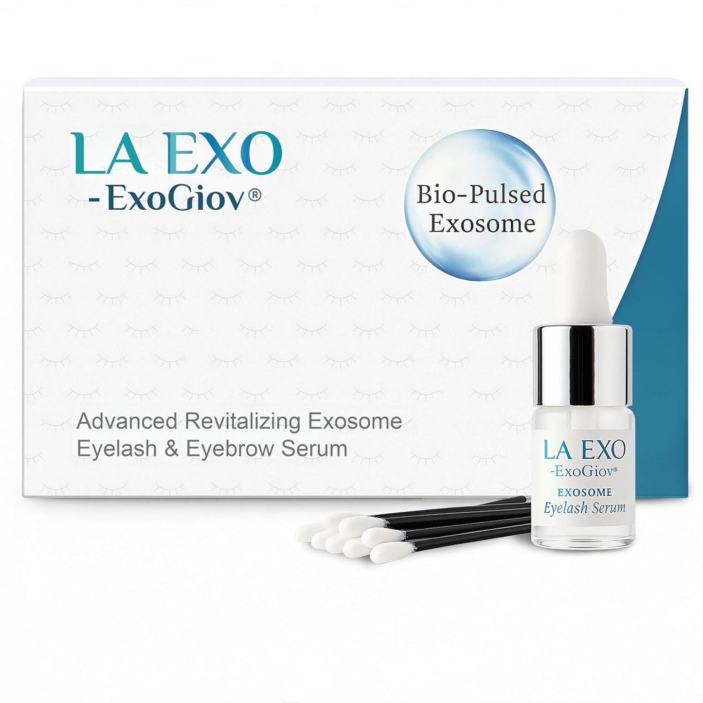 Advanced Revitalizing Exosome Eyelash and Eyebrow Serum for Longer, Thicker, and Fuller Looking Natural Eyelashes 3 ml