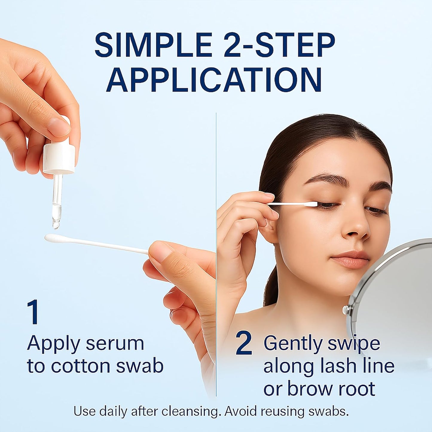 Advanced Revitalizing Exosome Eyelash and Eyebrow Serum for Longer, Thicker, and Fuller Looking Natural Eyelashes 3 ml