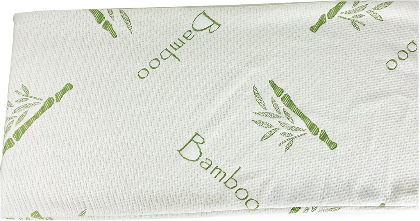 OMEO Full Body Pillowcase – Ultra Soft Bamboo Rayon Cover for Memory Foam Pillow, Cooling Breathable Zippered Case, Machine Washable, 20x54 Inches, for Side Sleepers