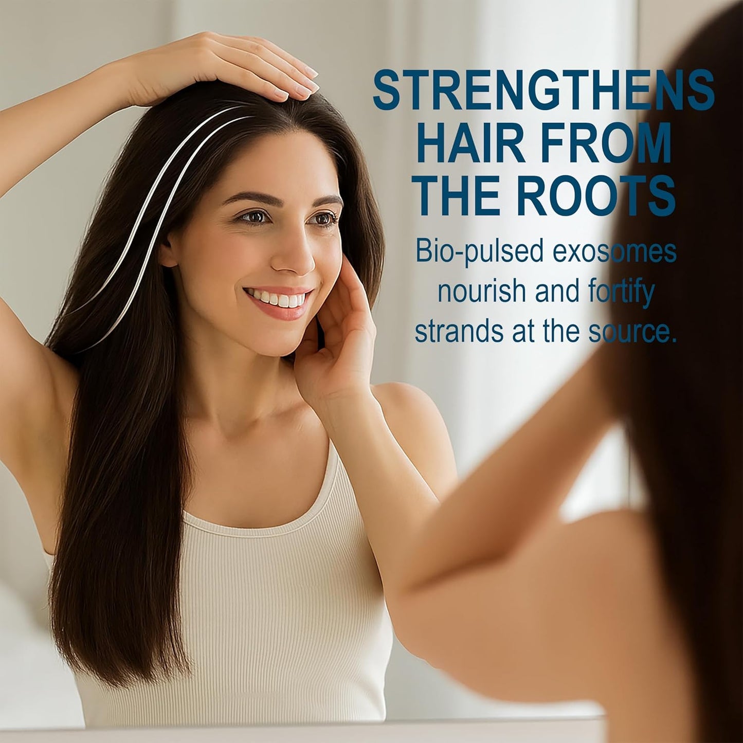 Biochemical Pulse Exosome Hair Growth Serum Care Solution for Hair Density, Reduces Shedding and Promotes a Healthy Scalp | Daily Strengthening Treatment for Weak or Damaged Hair | 30ml