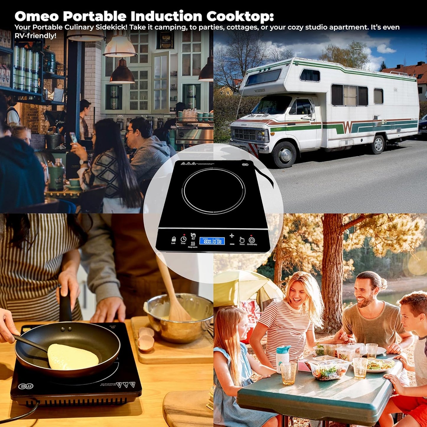 OMEO Portable Induction Cooktop