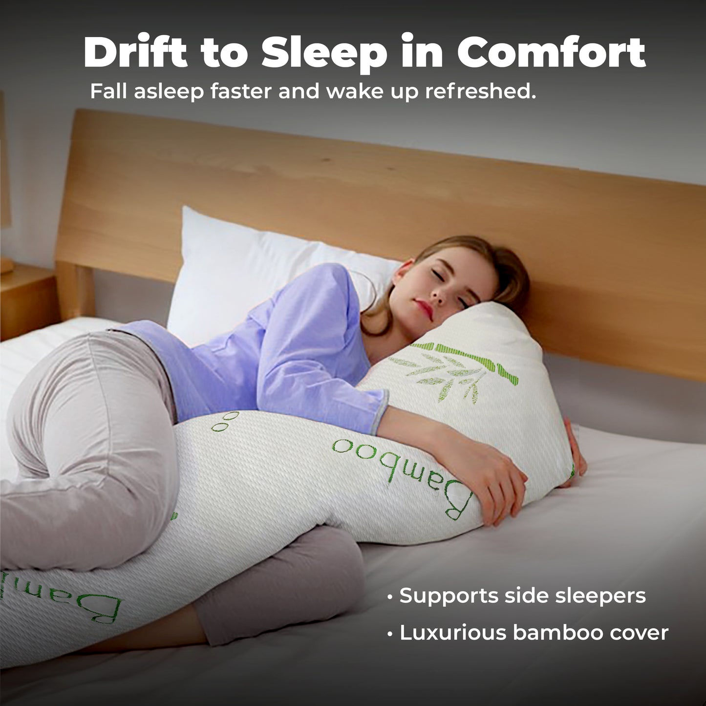OMEO Bamboo Body Pillow