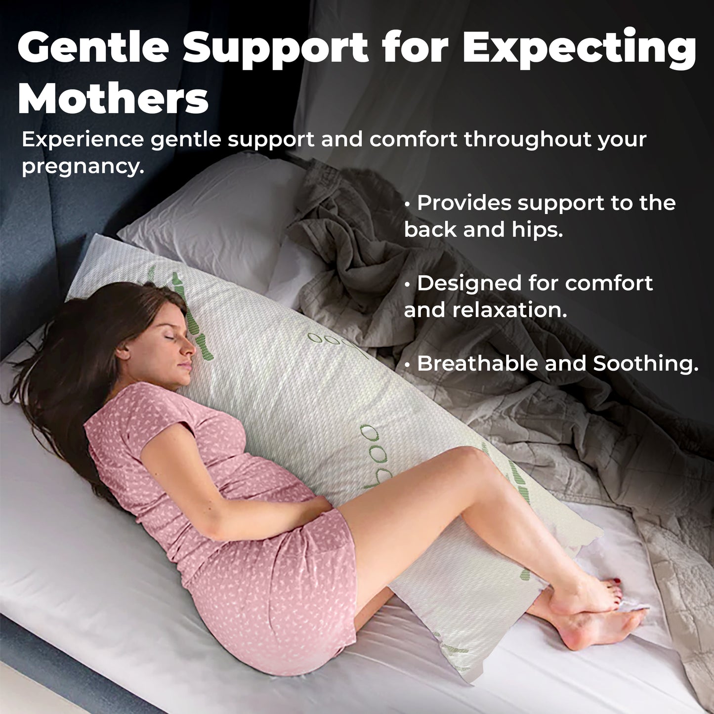 OMEO Bamboo Body Pillow