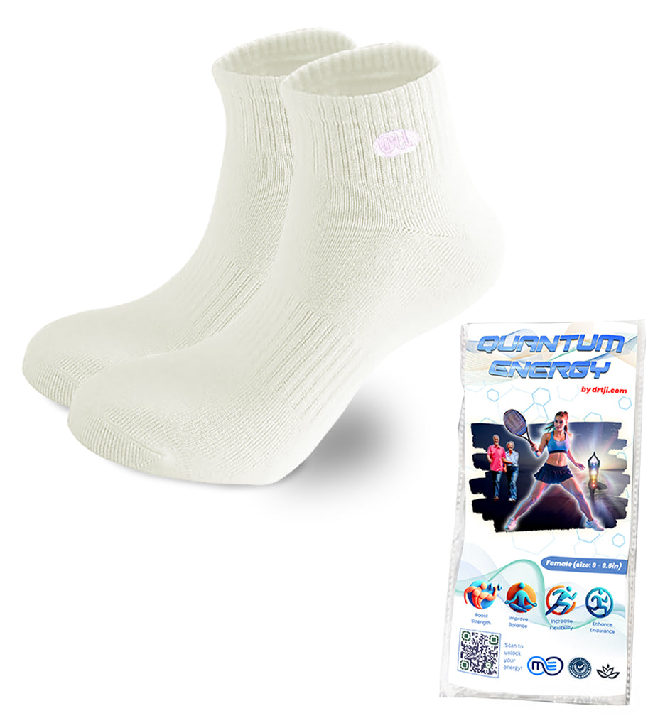 OMEO Quantum Energy Socks – Pain Relief, Improved Circulation, Balance & Stability – Graphene-Infused, Moisture-Wicking, Odor-Resistant, Joint Support