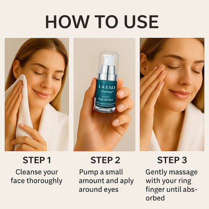 Exosome Eye Serum – Advanced Anti-Aging Treatment for Puffiness, Dark Circles & Fine Lines – Brightening & Smoothing Undereye Skin Care, 15ml