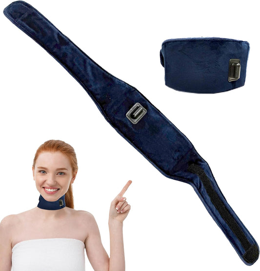 OMEO Quantum Resonance Energy Heated Neck Wrap, Bio-Energy Wave Therapy Device, Head and Eyes, Pain Reliever and Cervical Stiffness Neck Brace for Men and Women Lifestyle Support