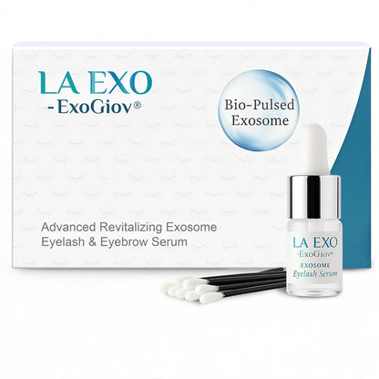Advanced Revitalizing Exosome Eyelash and Eyebrow Serum for Longer, Thicker, and Fuller Looking Natural Eyelashes 3 ml