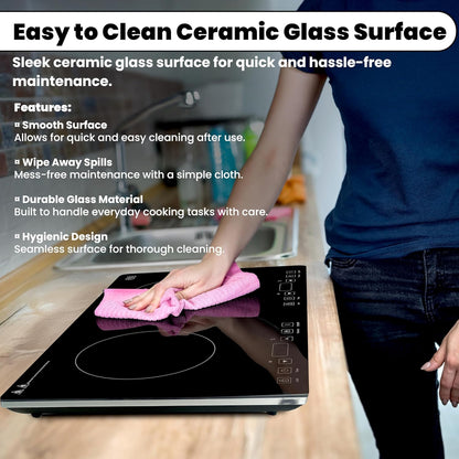 OMEO Portable Double Induction Cooktop