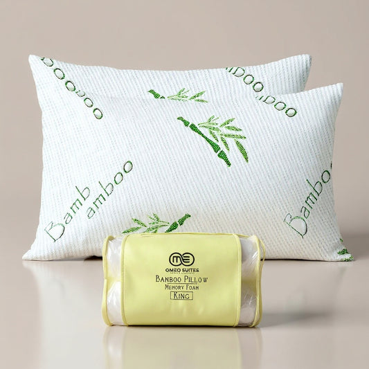 OMEO 2 Pack Bamboo Pillow