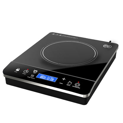 OMEO Portable Induction Cooktop Hot Plate Countertop Burner 1800 Watts Induction Burner with LCD Sensor Touch, LED Display, 10 Temperature Levels, Child Safety Lock, Auto Shutoff Function