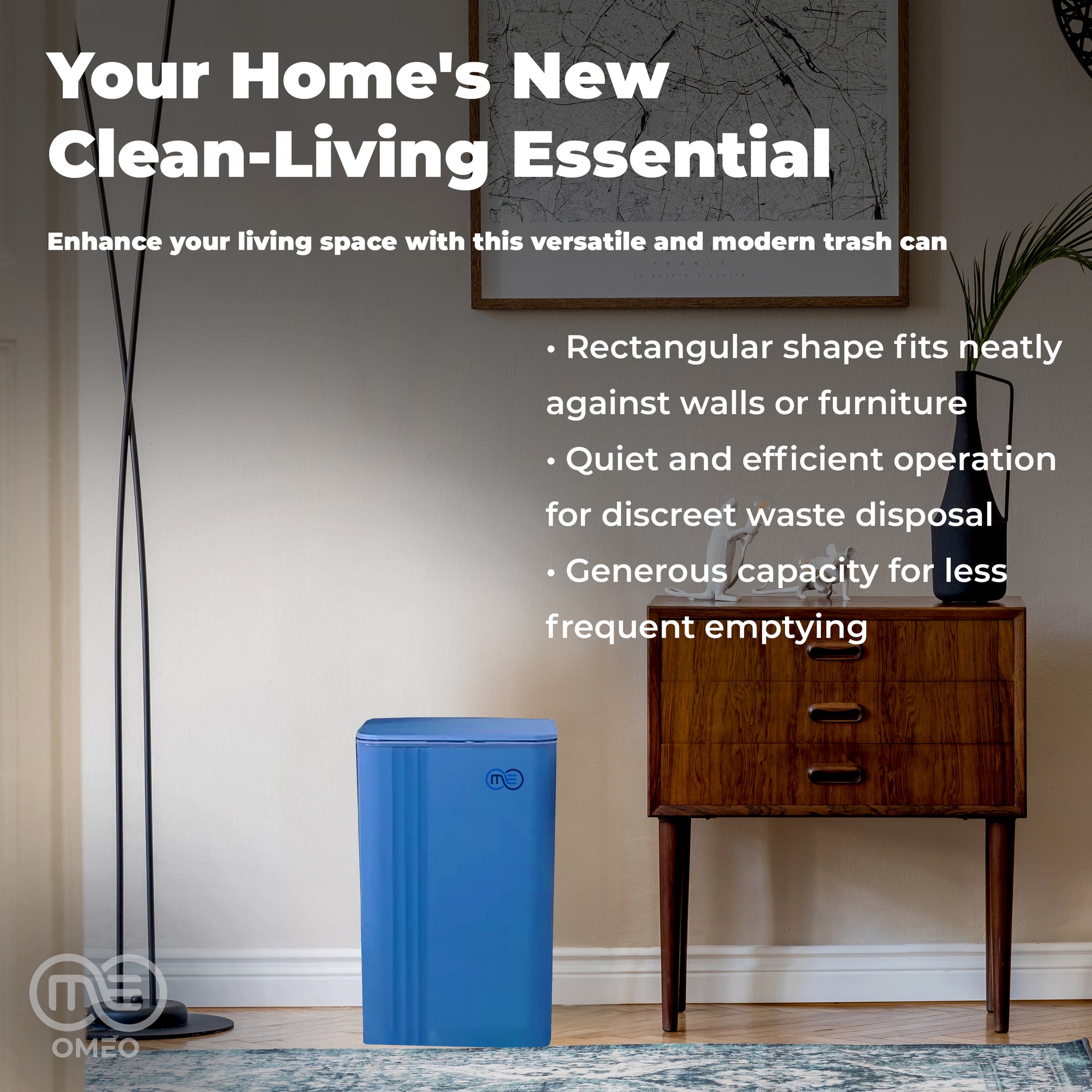 Omeo Smart Trash Can Your Home's New Cleaning-Living Essential