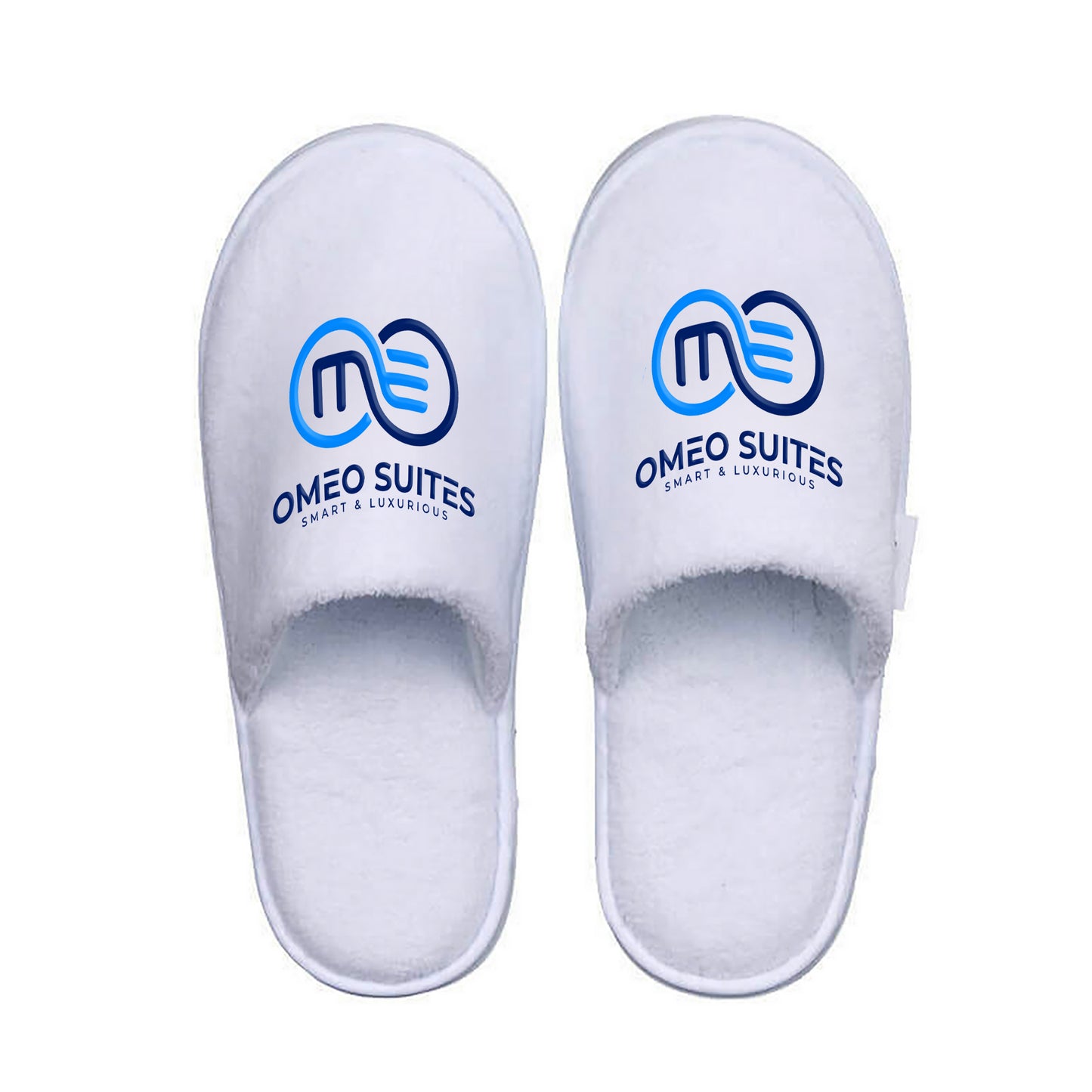 Omeo Spa Slippers - Soft, Non-Slip, Washable Cotton Slippers for Men and Women - Disposable Guest Slippers for Home, Hotel, and Wedding Use