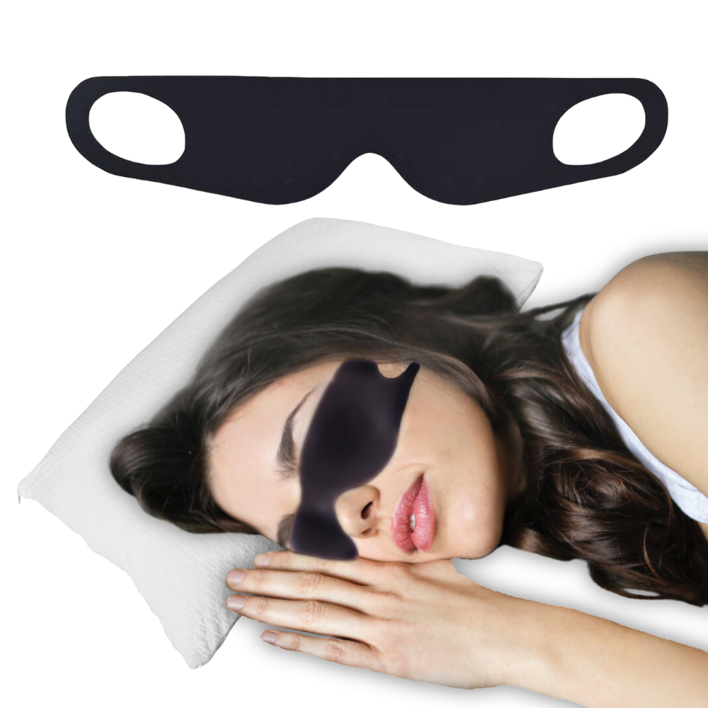 OMEO Sleep Mask, Soft and Comfortable Eye Mask for Sleep, Travel Essential, Light Blocking Sleeping Mask, Ultra Thin Night Eye Blinder, Disposable Eye Covers for Sleeping, Large, Brown